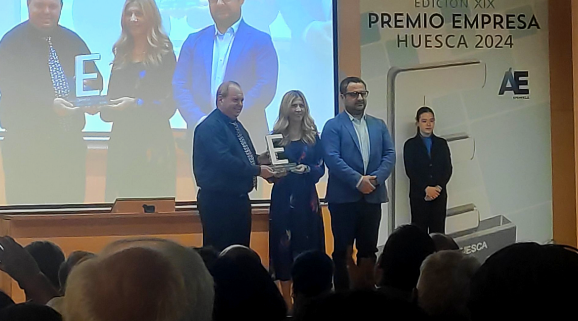 La empresa fragatina AB Neo recibe el Premio Empresa Huesca a la Excelencia