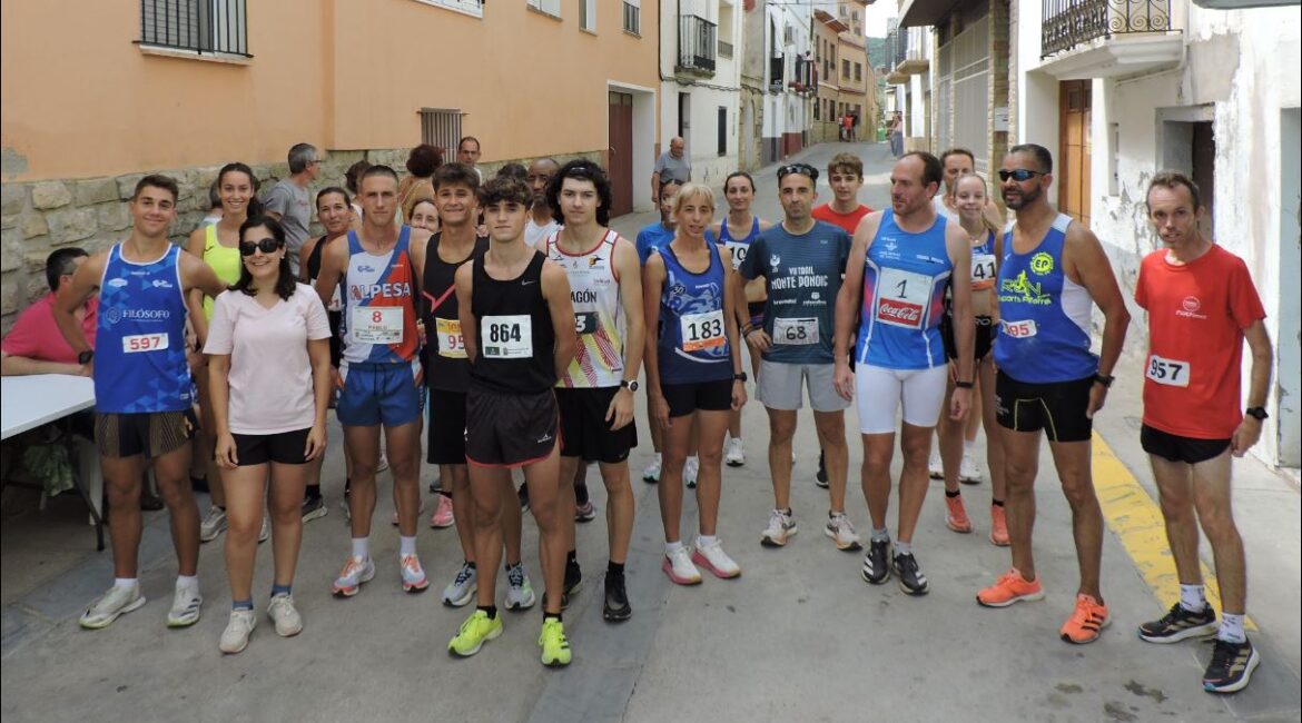 Javier Castells y Marwa Elkhouyaali vencen en la Carrera Pedestre de Ballobar