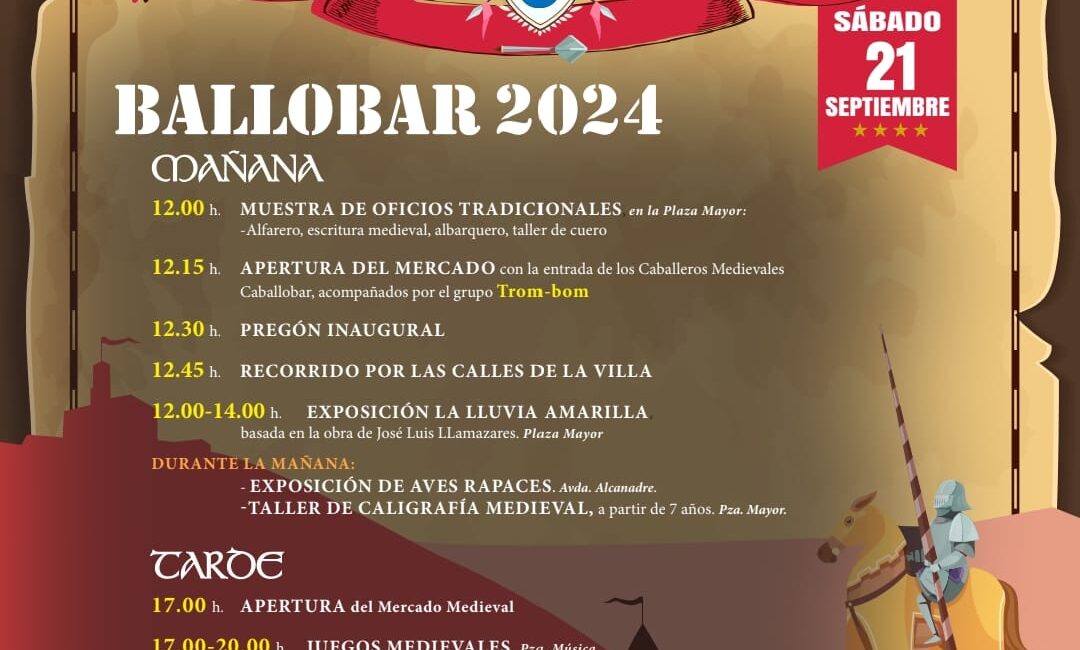 Vuelve el Mercado Medieval de Ballobar