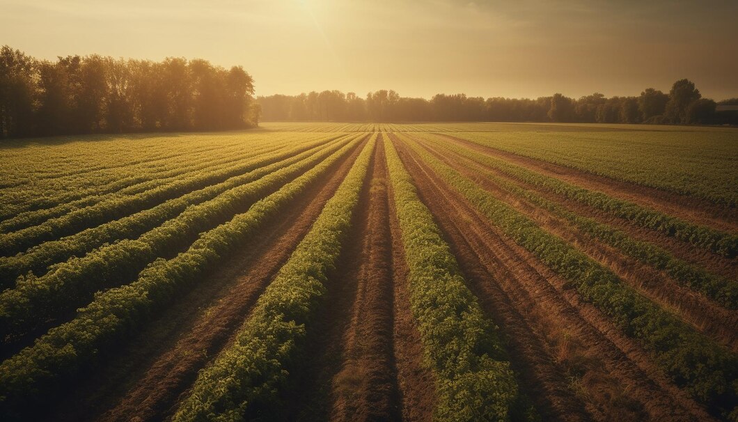 Campo agricola en septiembre