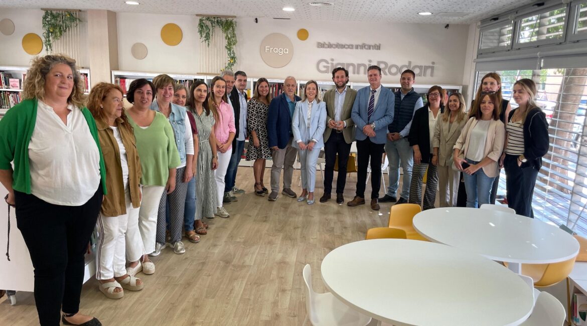 La biblioteca infantil Gianni Rodari se remodela con la colaboración de Diputación Provincial de Huesca