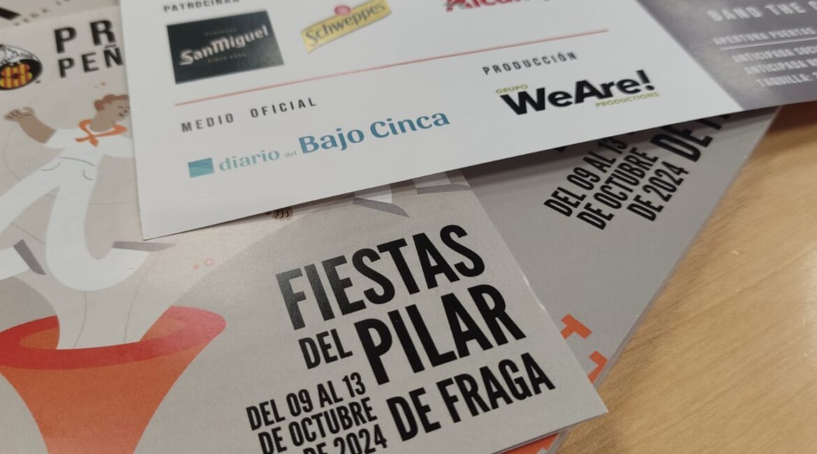 Diario del Bajo Cinca se convierte en medio oficial de las Fiestas del Pilar de Peña Fragatina