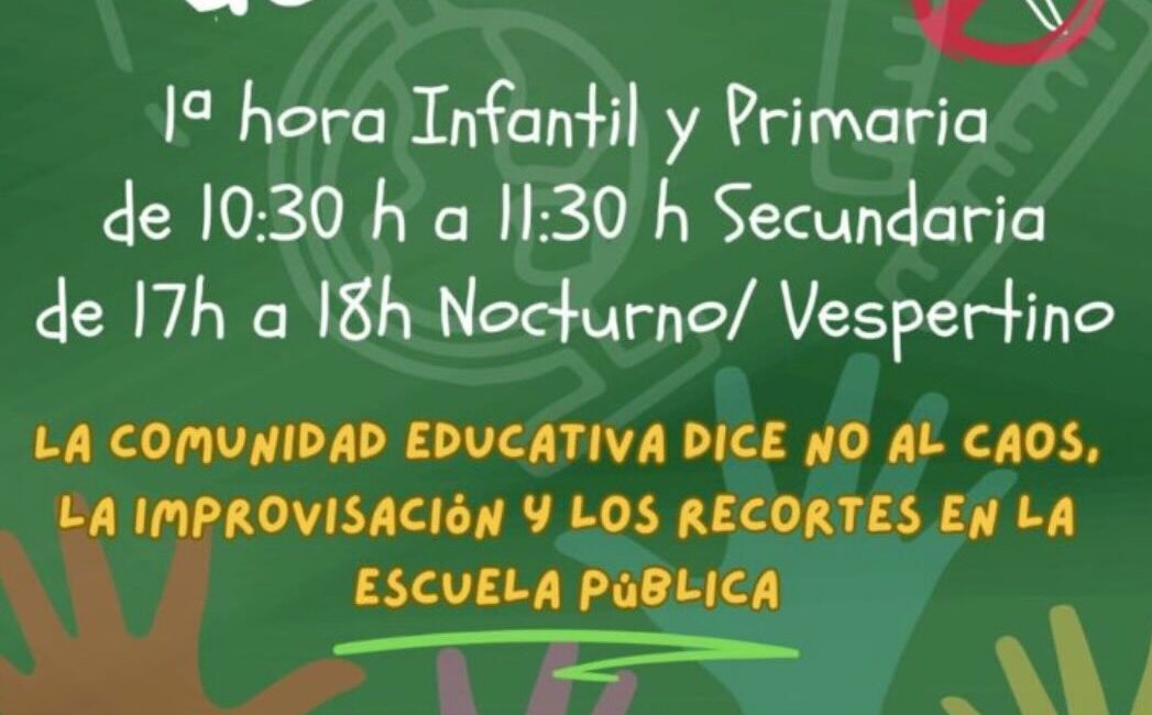 Paros parciales en las escuelas públicas