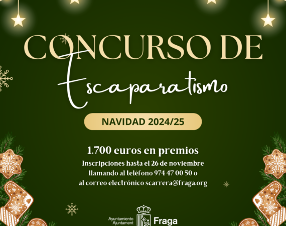 Concurso de escaparatismo navidad