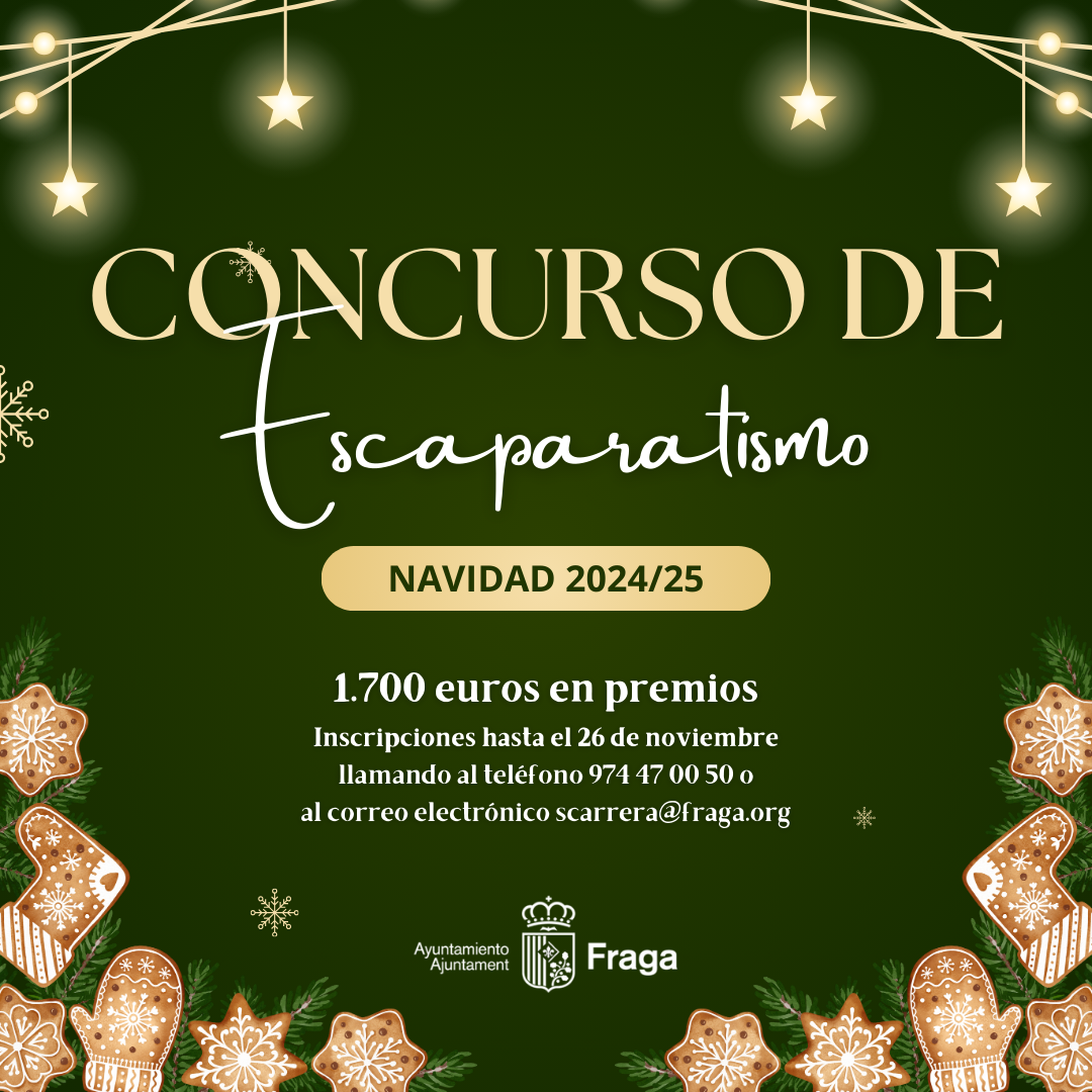 Concurso de escaparatismo navidad