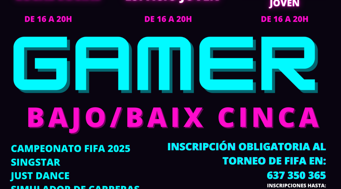 Zaidín, Ballobar y Fraga acercarán el fenómeno gamer a sus jóvenes a través de un evento comarcal