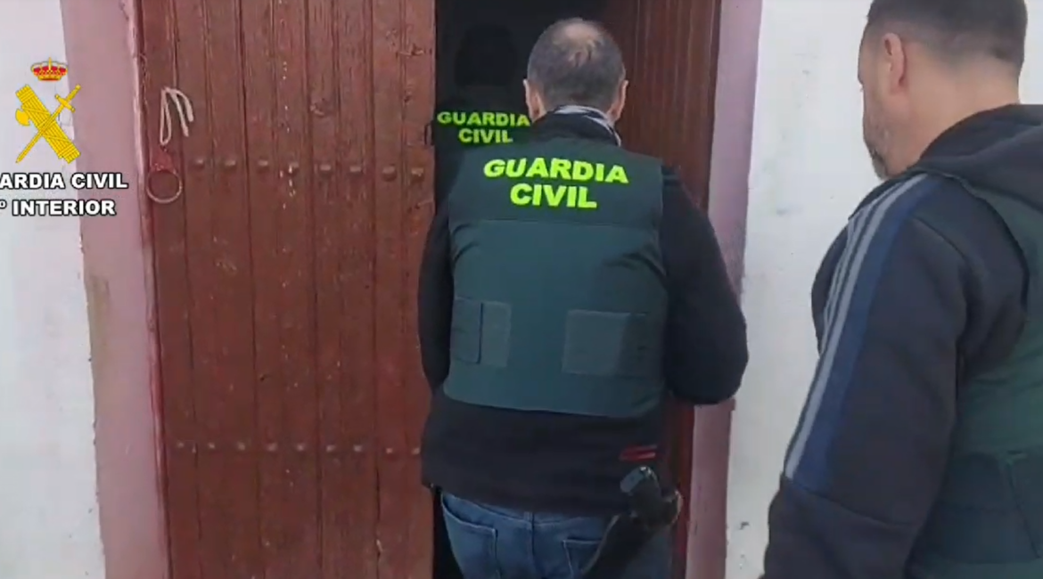 La Guardia Civil desmantela un punto de venta de droga en Albalate de Cinca