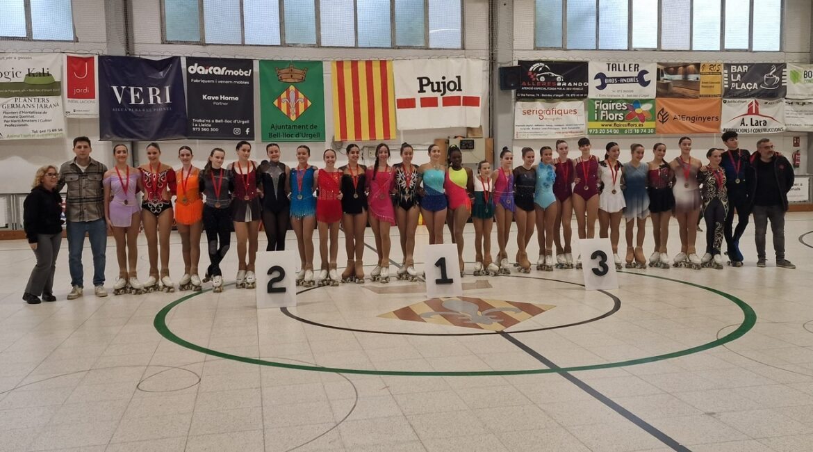 El Club Patinatge Artístic Fraga regresa del Open de Bell.lloc d’Urgell con una valiosa plata