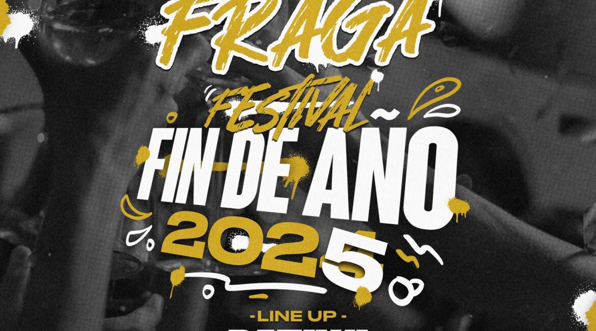 Fraga recibirá el Año Nuevo con una fiesta de 6 horas y 3 DJ’s