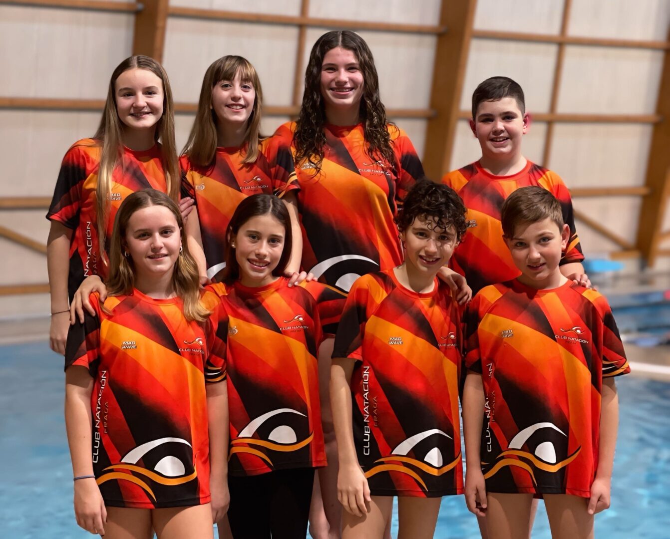 10 nadadors del Club Natación Fraga viajan al campeonato de Aragón alevín de Invierno