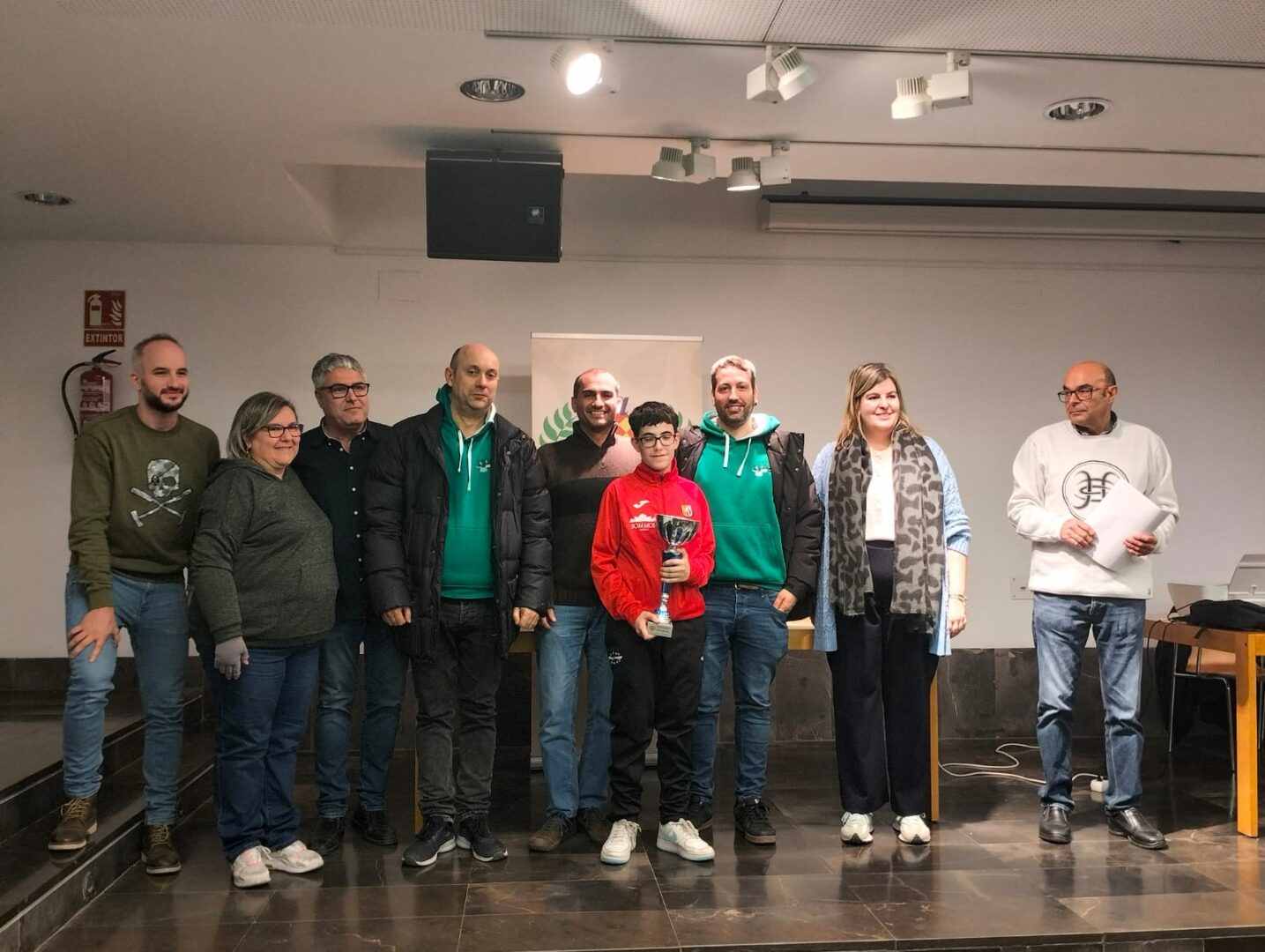 Club Ajedrez Fraga en el Campeonato Provincial de Ajedrez Relámpago de la provincia de Huesca