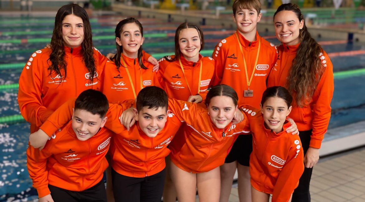 El CN Fraga regresa del Campeonato de Aragón alevín con tres bronces