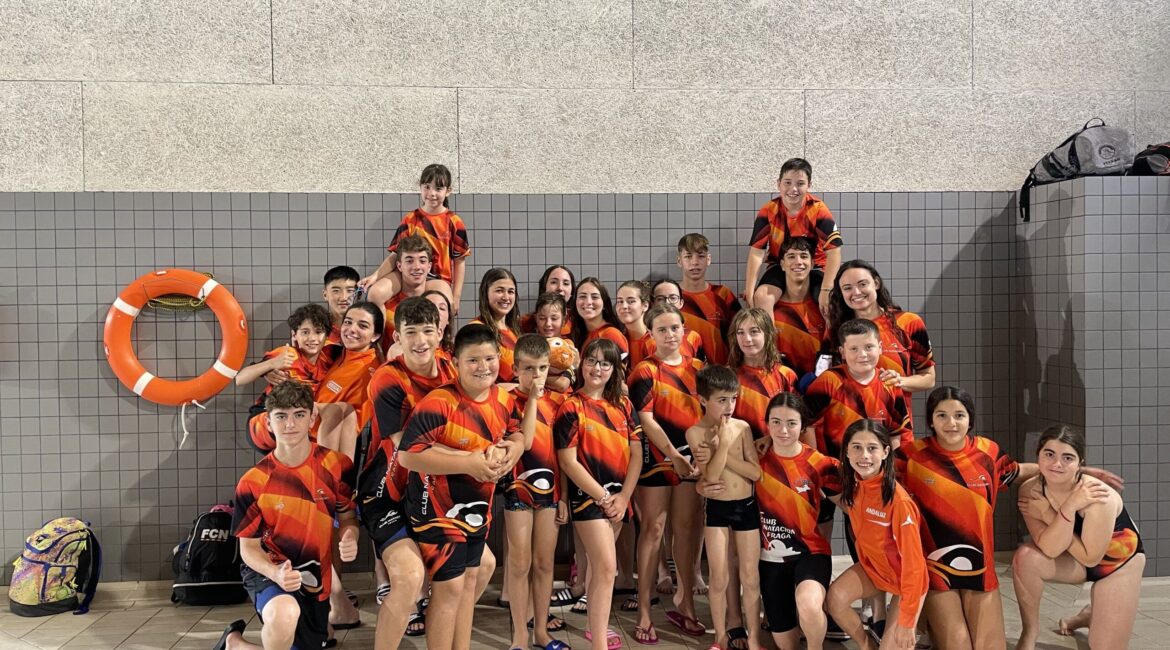 Las piscinas de Fraga acogen este sábado una jornada de los juegos escolares de natación