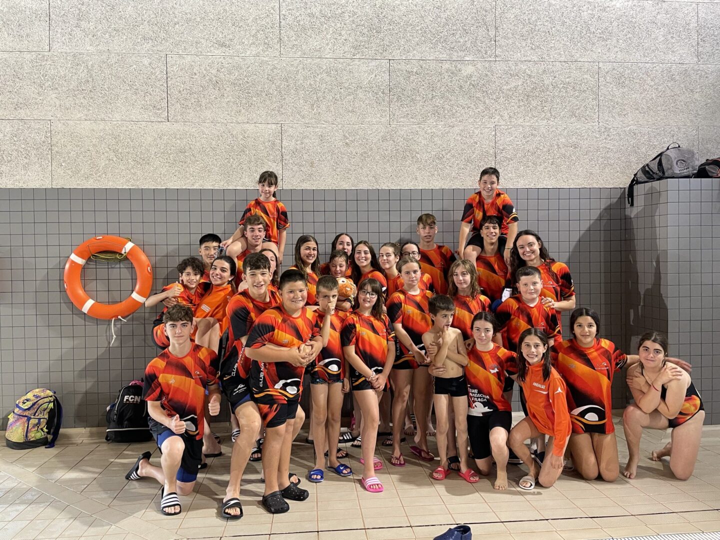 Club Natación Fraga, anfitrión y organizador de una prueba de los Juegos Escolares de Aragón