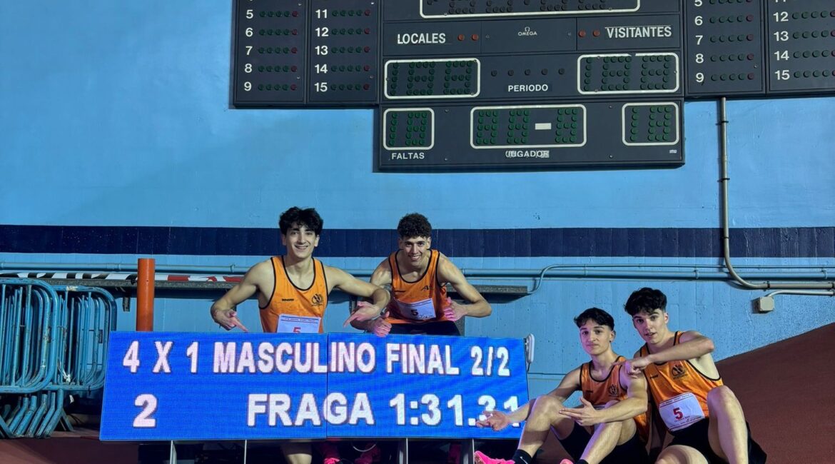 El Club Atletismo Fraga vuelve de la Short Track con el objetivo cumplido