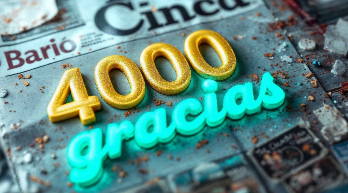 Superamos los 4.000 seguidores en Instagram