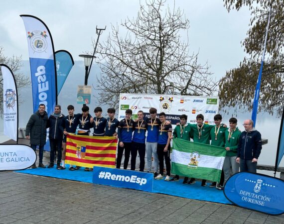 Campeonatos de España de remo de larga distancia y de Autonomías para el Club Capri de Mequinenza