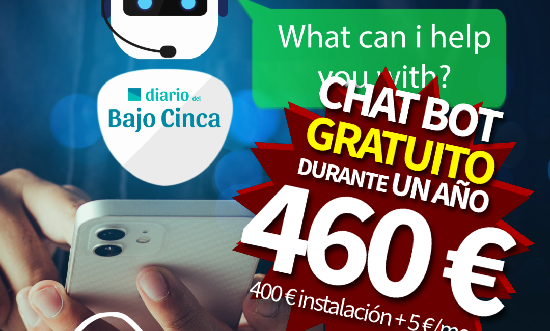 SORTEO: Consigue un Chatbot gratuito durante un año, valorado en 460 €