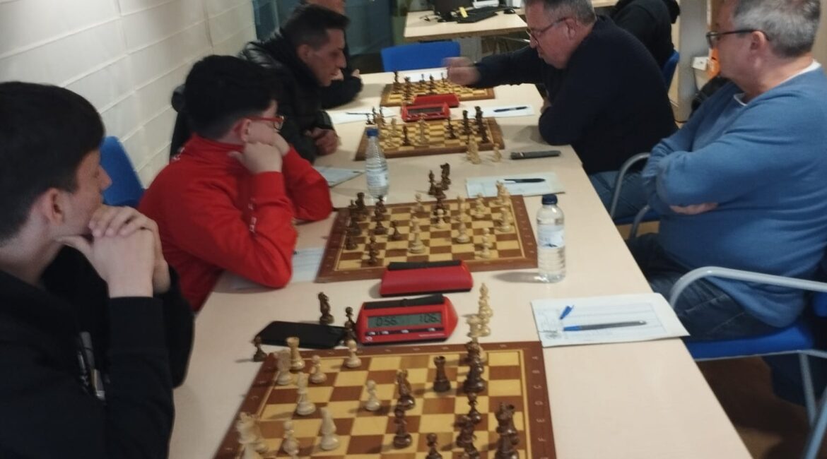 Resultados de la jornada (15 de marzo) del campeonato regional para el Club Ajedrez Fraga