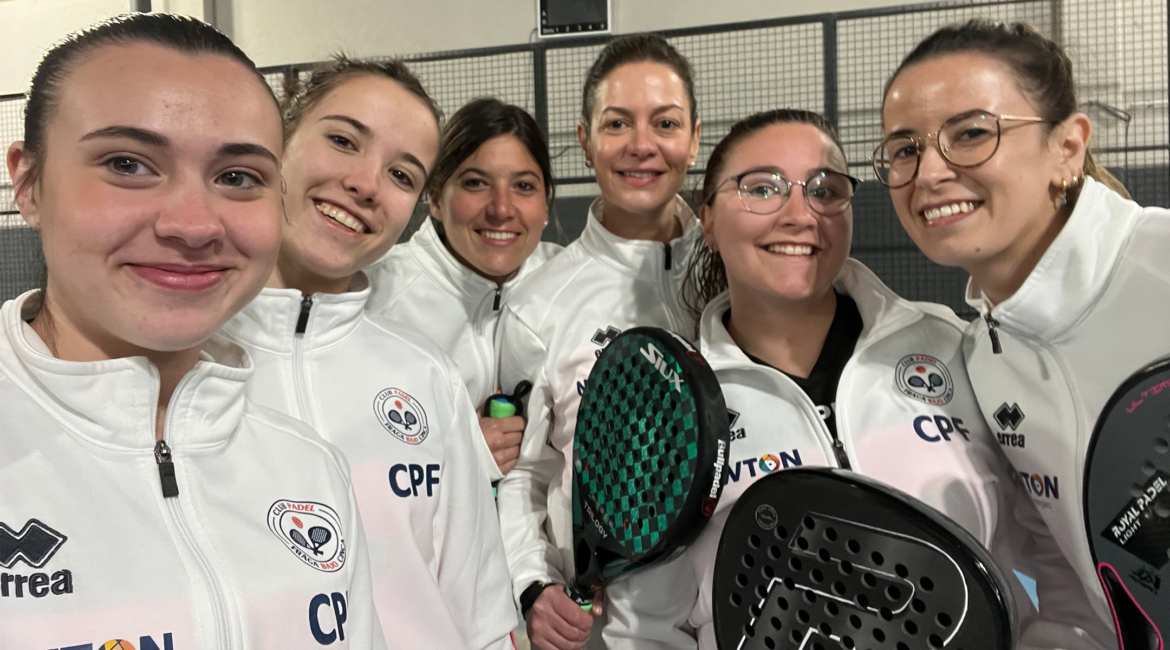 Gran victoria del Club Pádel Fraga femenino en Jaca